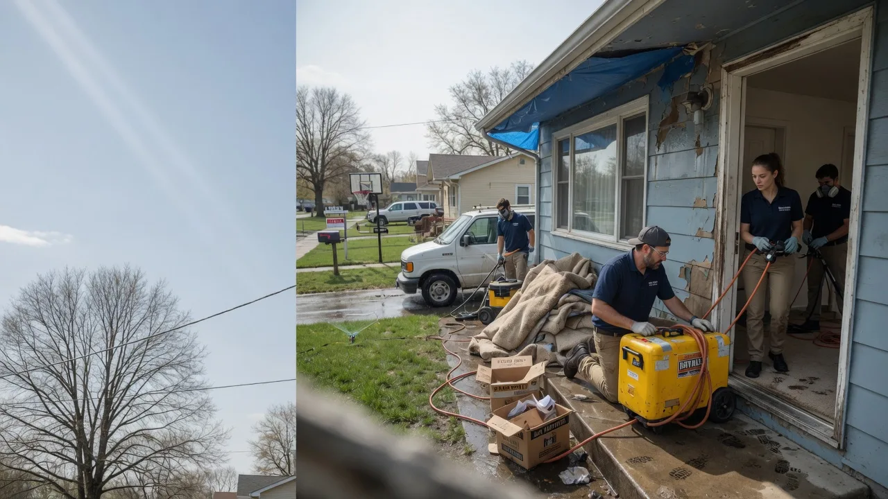 Basement Flood Cleanup in Fall River, KS near me